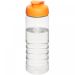 H2O Active® Treble 750 ml sportflaska med uppfällbart lock Transparent