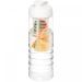 H2O Active® Treble 750 ml sportflaska med uppfällbart lock och fruktkolv Transparent Transparent