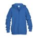 KIDS FULL ZIP HOODED SW 18600B Royal