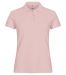 Basic Polo Women Candy pink