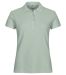 Basic Polo Women Sage green