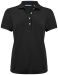 Virtue Eco Polo Solid Women Black