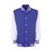 VARSITY JACKET FV001 Royal/Vit