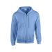 FULL ZIP HOODED SWEAT 18600 Carolina Blå