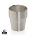 Clark dubbelväggig kaffemugg 300ml RCS silver