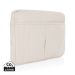 Laluka 15.6" laptopsleeve AWARE™ återvunnen bomull off white