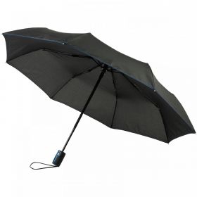 Stark-mini 21" hopfällbart automatiskt paraply Blå