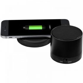 Cosmic Bluetooth® högtalare och trådlös laddningsplatta Svart
