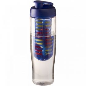 H2O Active® Tempo 700 ml sportflaska med uppfällbart lock och fruktkolv Blå