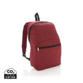 Basic ryggsäck i två färgtoner Röd